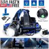 Super Bright 9900000LM Rechargeable Headlamp LED Headlight Head Torch Flashlight(Must Provide A Hazardous Materials Shipping Label For Self-pickup By