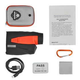 Magnetic Golf Rangefinder, 1300 Yards Laser Golfing Hunting Range Finder, 6X Magnification Golfing Accessory with Distance Measuring