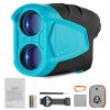 Golf Rangefinder, 900 Yards Laser Golfing Hunting Range Finder, 6X Magnification Distance Measuring, Golfing Accessory with External Magnet Mount