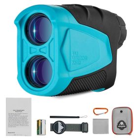 Golf Rangefinder, 900 Yards Laser Golfing Hunting Range Finder, 6X Magnification Distance Measuring, Golfing Accessory with External Magnet Mount