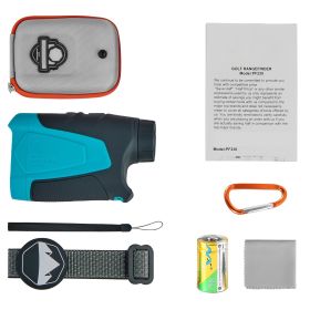Golf Rangefinder, 1300 Yards Laser Golfing Hunting Range Finder, 6X Magnification Distance Measuring, Golfing Accessory with External Magnet Mount