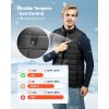 Heated Vest, Men Electric Heating Vest with 16000 mAh Battery Pack, 8 Heating Zones Lightweight Rechargeable Winter-Vest with 3 Levels