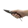 3.5" Damascus Drop Point Blade Knife w/ Abalone Handle