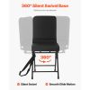 Hunting Chair, 360° Silent Swivel, Foldable Lightweight Portable Blind Chair, Heavy-Duty Steel Frame Ground Stool Seat, with Adjustable Shoulder Strap
