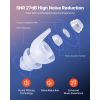 Concert Ear Plugs, 2 Pairs Reusable High Fidelity Musician Ear Plugs, SNR 27 dB High Noise Reduction Earplugs, Flexible Silicone Soft Music Ear Plugs