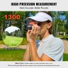 Magnetic Golf Rangefinder, 1300 Yards Laser Golfing Hunting Range Finder, 6X Magnification Golfing Accessory with Distance Measuring