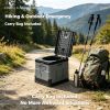 Multi-Function Foldable Portable Toilet, 5.3Gal Capacity, 330-LBS Loading PP Camping Toilet with Carry Bag