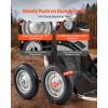 Game Carts for Hunting, 500LBS Deer Cart Game Hauler, Heavy-Duty Crawler Cart, All-Terrain Folding Deer Hauling Cart with Shock-Absorbing Tires