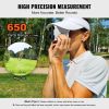 Golf Rangefinder, 650 Yards Laser Golfing Hunting Range Finder, 6X Magnification Distance Measuring, Golfing Accessory with High-Precision Flag Lock