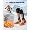 Heated Socks, Medium Size, 5000mAh Battery Rechargeable Heating Socks with 4 Heating Levels, Electric Heated Sock with APP Control for Men Women
