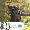 Tree Stand Safety Rope, 9 ft/2.7 M Treestand Lifeline Rope 30KN Breaking Tension, 0.6'' Hunting Safety Line with Prusik Knot