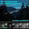 Professional 4K Night Vision Goggles - 58MP Full-Color Imaging, 16HR Battery Life, 64GB Card, Flashlight for Hunting, Camping