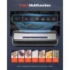 Vacuum Sealer Machine, 80Kpa 120W Powerful Compact Food Sealer, 7-in-1 Multi-Functional Food Vacuum Sealer
