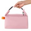 Portable Mini Insulated Storage Bag, Waterproof Oxford Cloth Cooler & Warmer Lunch Bag, Compact Outdoor Carry Insulated Pouch