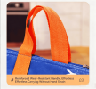 Portable Mini Insulated Storage Bag, Waterproof Oxford Cloth Cooler & Warmer Lunch Bag, Compact Outdoor Carry Insulated Pouch