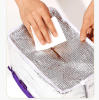 Portable Mini Insulated Storage Bag, Waterproof Oxford Cloth Cooler & Warmer Lunch Bag, Compact Outdoor Carry Insulated Pouch