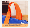 Portable Mini Insulated Storage Bag, Waterproof Oxford Cloth Cooler & Warmer Lunch Bag, Compact Outdoor Carry Insulated Pouch