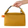 Portable Mini Insulated Storage Bag, Waterproof Oxford Cloth Cooler & Warmer Lunch Bag, Compact Outdoor Carry Insulated Pouch