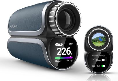FastDeer Range Finder Golf S2,Premium Touchscreen & Automatic Brightness Adjustment High Precision Golf Rangefinder, Flag Lock Vibration (Color: Navy)