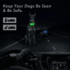 LED Adjustable Dog Collar Blinking Flashing Light Up Glow Pets Safety Waterproof